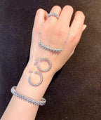 ¡®Lumi¡¯CLASH SILVER BRACELET