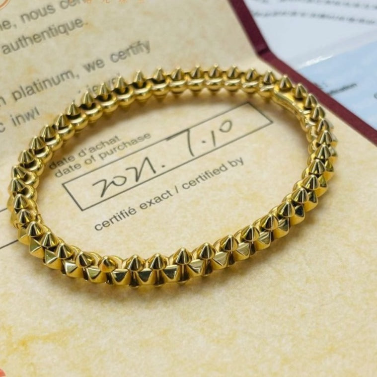 ¡®Lumi¡¯CLASH GOLD BRACELET