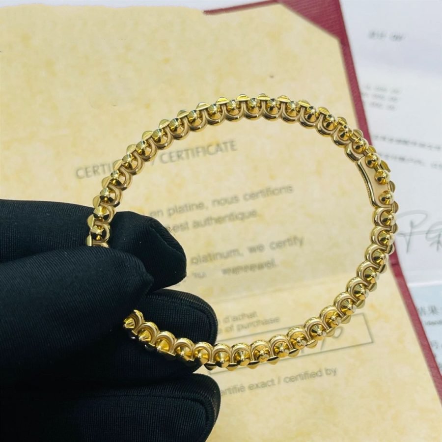 ¡®Lumi¡¯CLASH GOLD BRACELET