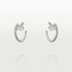 ¡®Lumi¡¯JUSTE EARRINGS 12.75MM SILVER DIAMOND