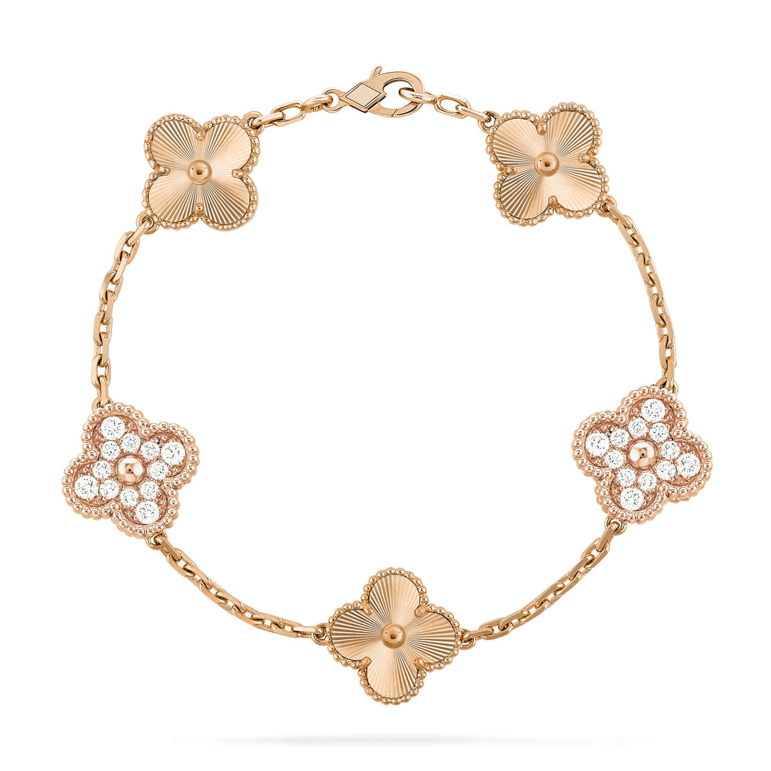 [Lumi jewelry] CLOVER 5 MOTIF LASER BRACELET COLLECTION
