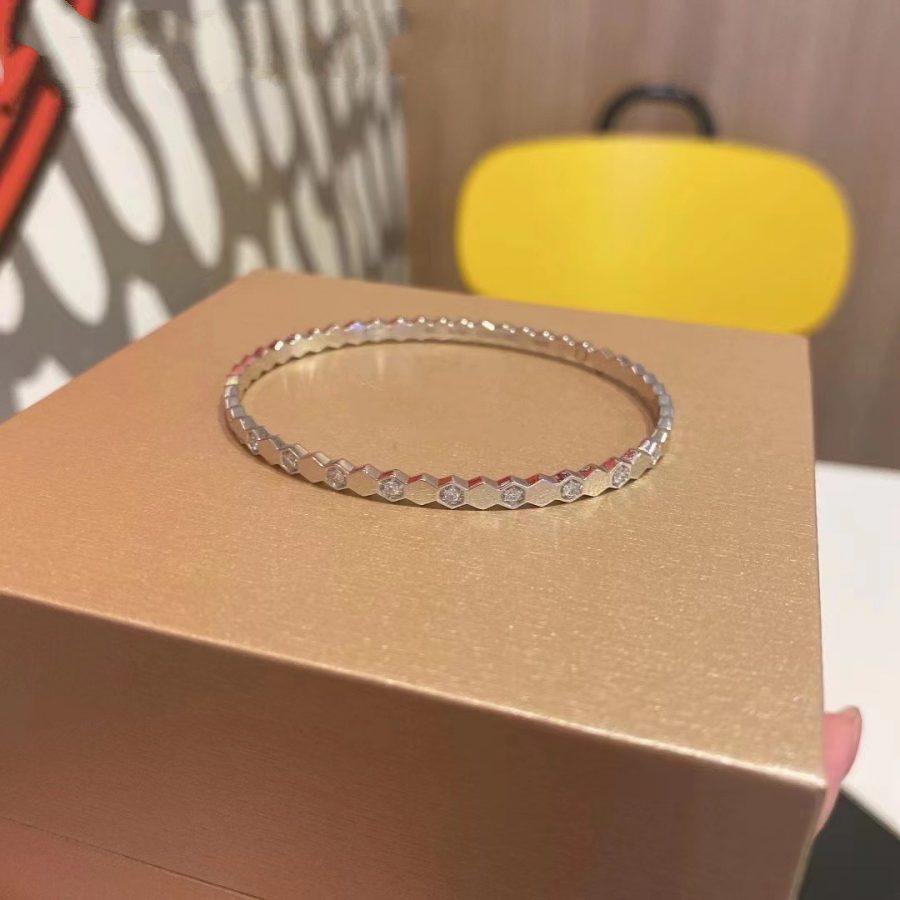 ¡®Lumi¡¯BEE LOVE SILVER DIAMOND BRACELET