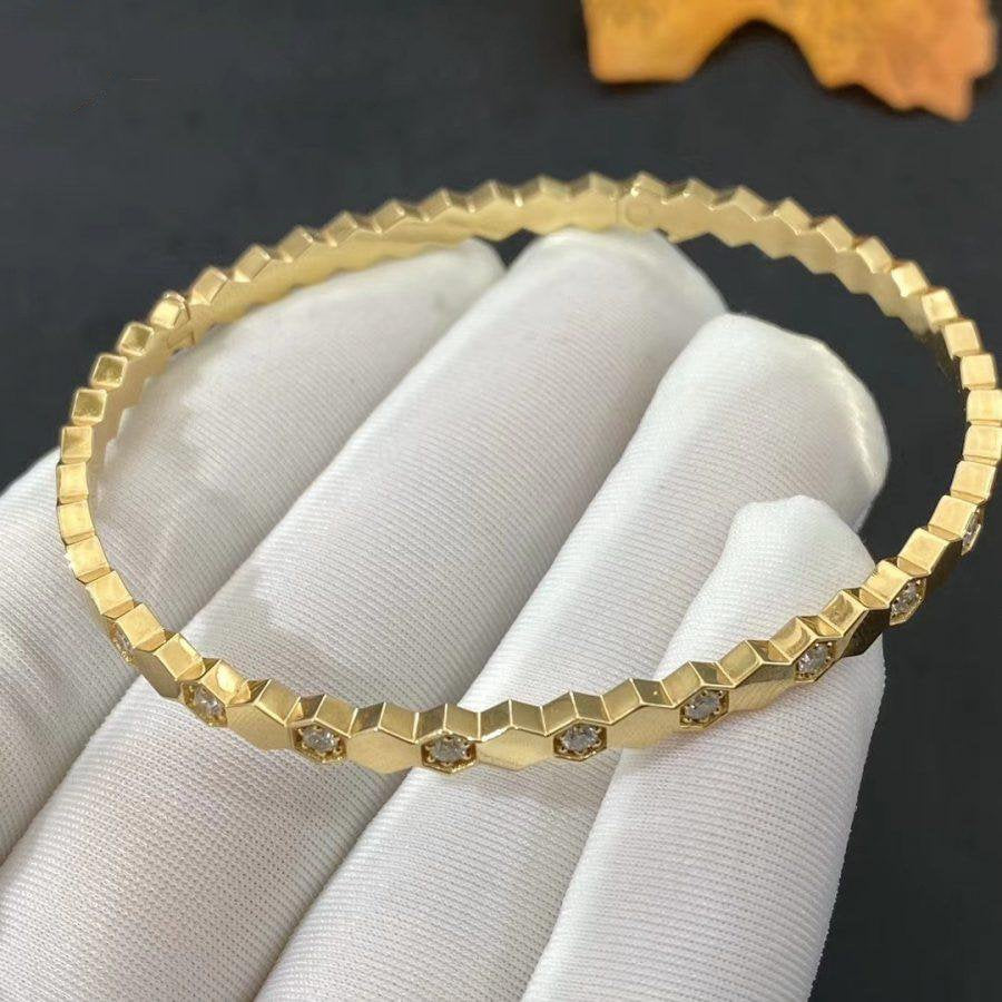 ¡®Lumi¡¯BEE LOVE GOLD DIAMOND BRACELET