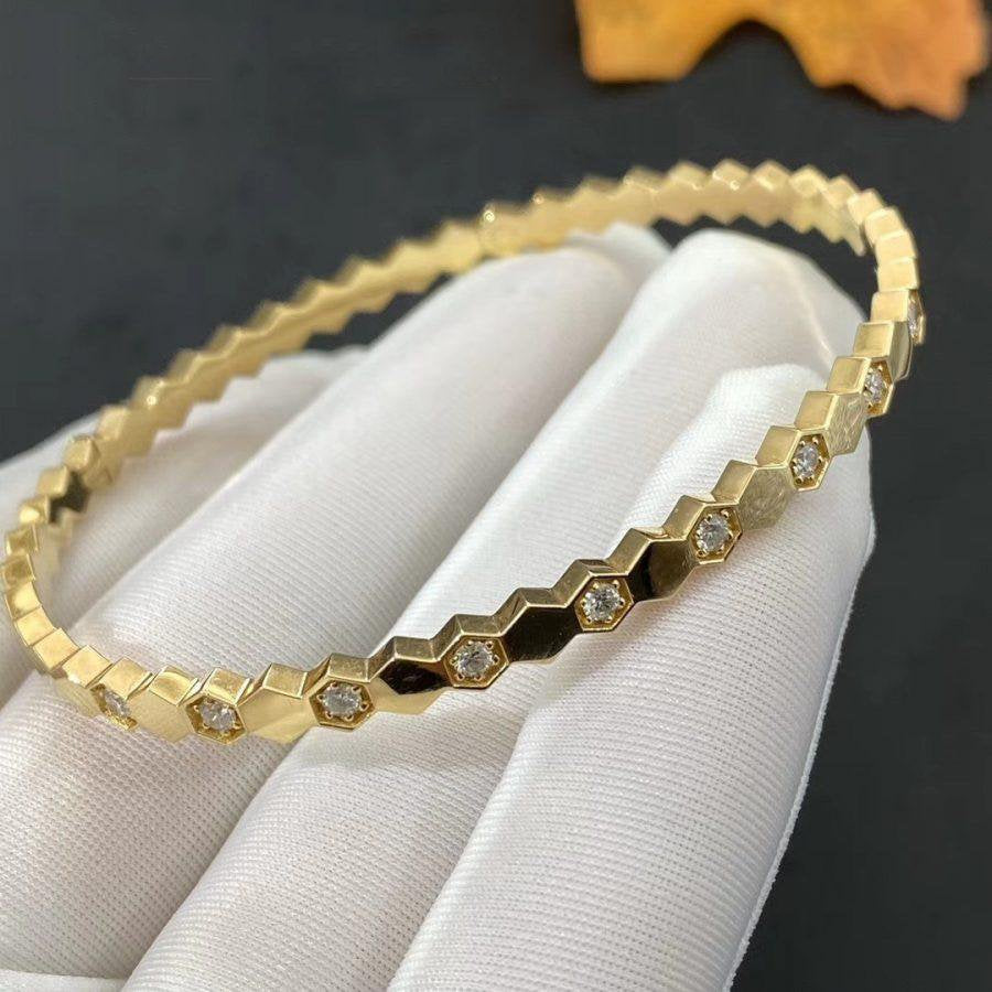 ¡®Lumi¡¯BEE LOVE GOLD DIAMOND BRACELET