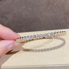 ¡®Lumi¡¯BEE LOVE GOLD BRACELET FULL DIAMOND