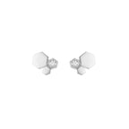 ¡®Lumi¡¯BEE LOVE SILVER DIAMOND EARRINGS