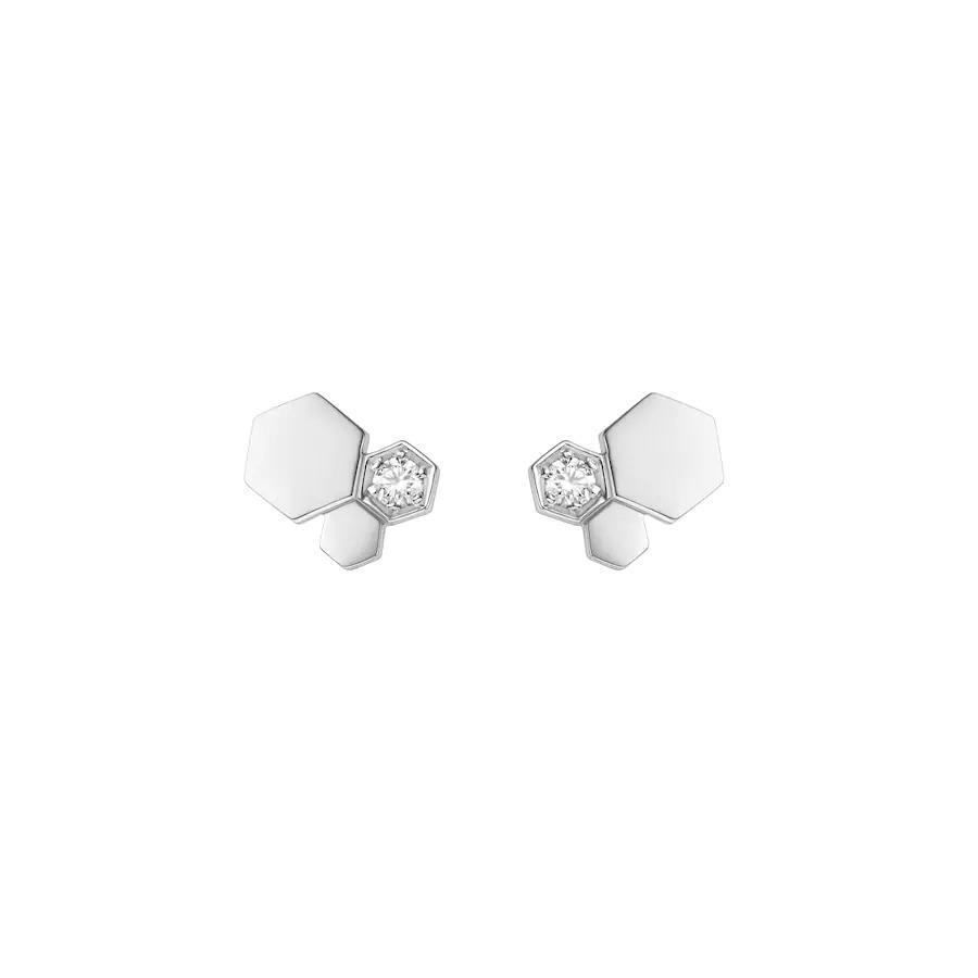¡®Lumi¡¯BEE LOVE SILVER DIAMOND EARRINGS