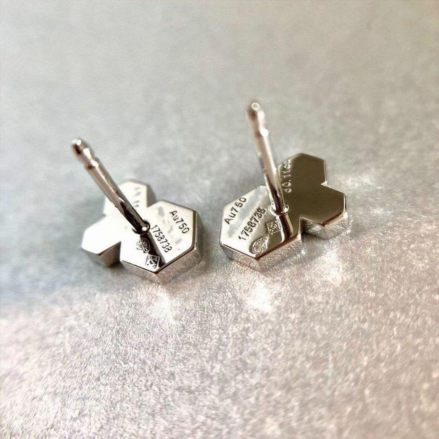 ¡®Lumi¡¯BEE LOVE SILVER DIAMOND EARRINGS
