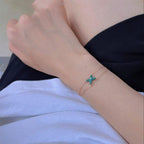 ¡®Lumi¡¯JEUX BRACELET MALACHITE PINK GOLD 1 DIAMOND