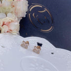 ¡®Lumi¡¯JEUX DE PINK GOLD DIAMOND EARRINGS