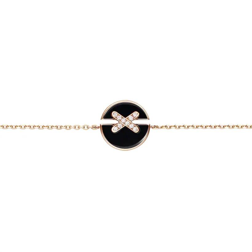 ¡®Lumi¡¯JEUX DE BRACELET ONYX PINK GOLD DIAMOND