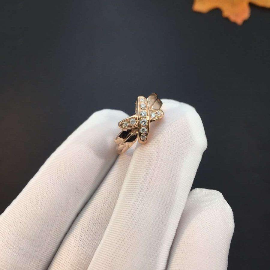 ¡®Lumi¡¯JEUX DE PINK GOLD DIAMOND RING