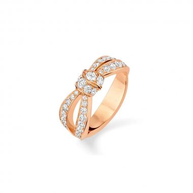 ¡®Lumi¡¯LIENS PINK GOLD DIAMOND RING