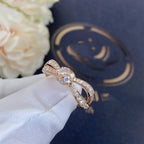 ¡®Lumi¡¯LIENS PINK GOLD DIAMOND RING