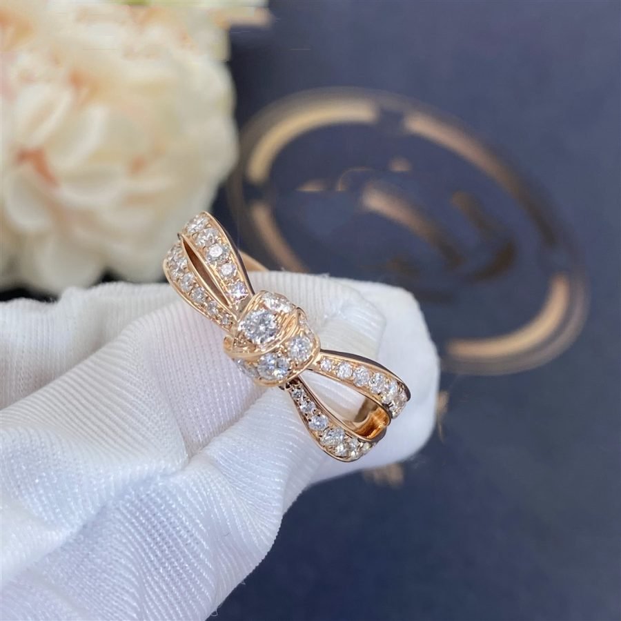 ¡®Lumi¡¯LIENS PINK GOLD DIAMOND RING