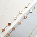 [Lumi]New  CLOVER 5 MOTIFS  PINK MOP BRACELET COLLECTION