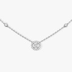 [Imperial Jewelrys]Diamond Necklace 0,20ct Brilliant Shape Joy