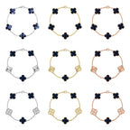 [Lumi jewelry] CLOVER 5 MOTIF PULSAR STONE BRACELET COLLECTION
