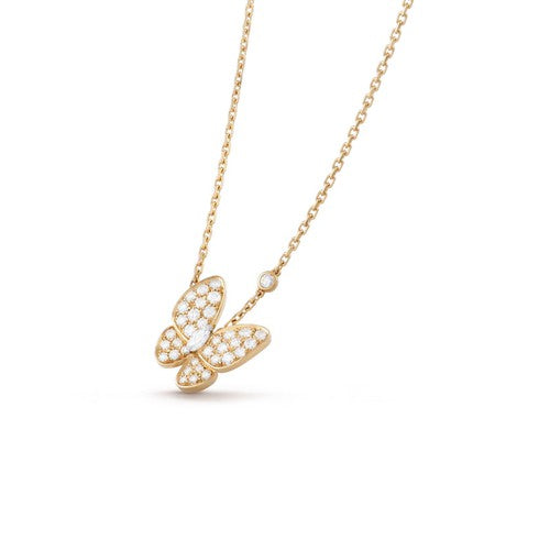 ¡®Lumi¡¯BUTTERFLY DIAMOND NECKLACE