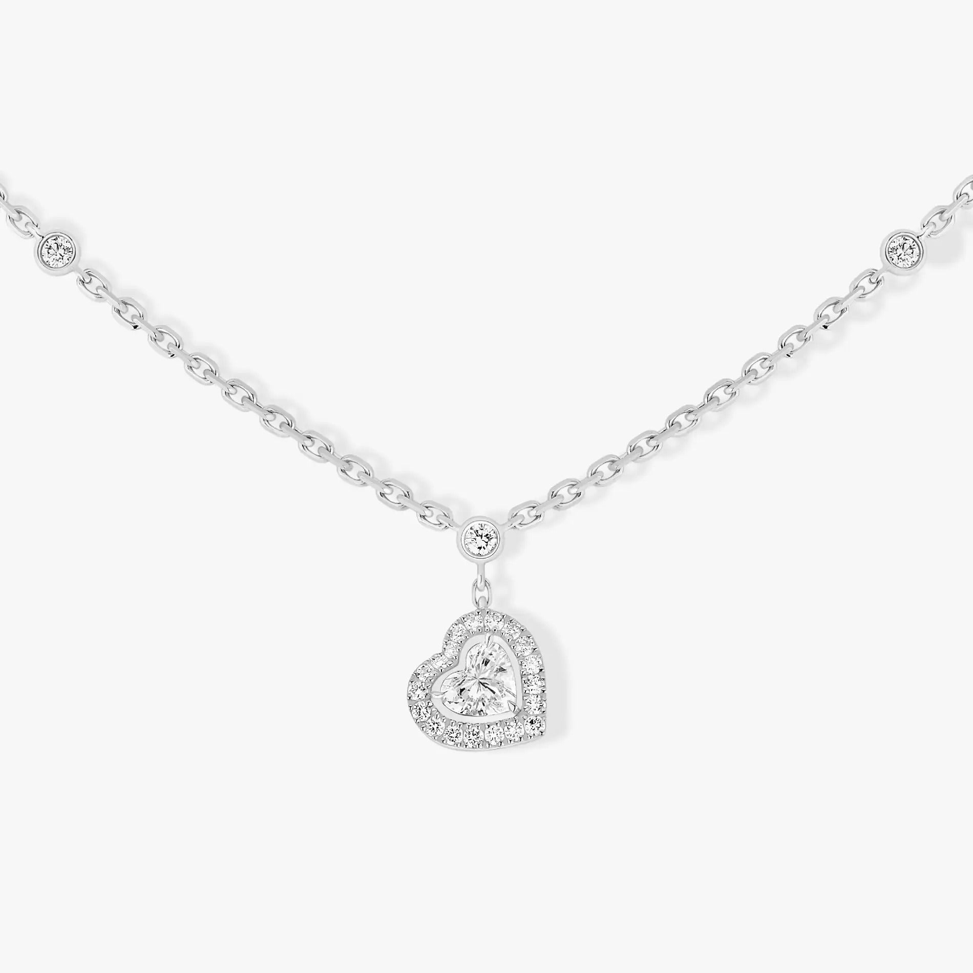 [Imperial Jewelrys]JOY HEART DIAMOND NECKLACE