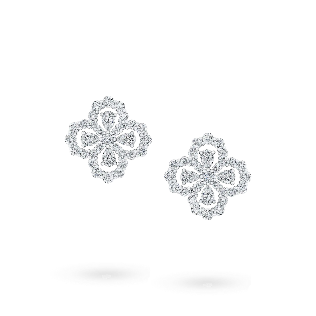 ¡®Lumi¡¯LOOP EARRINGS FULL MOTIF DIAMOND 16MM