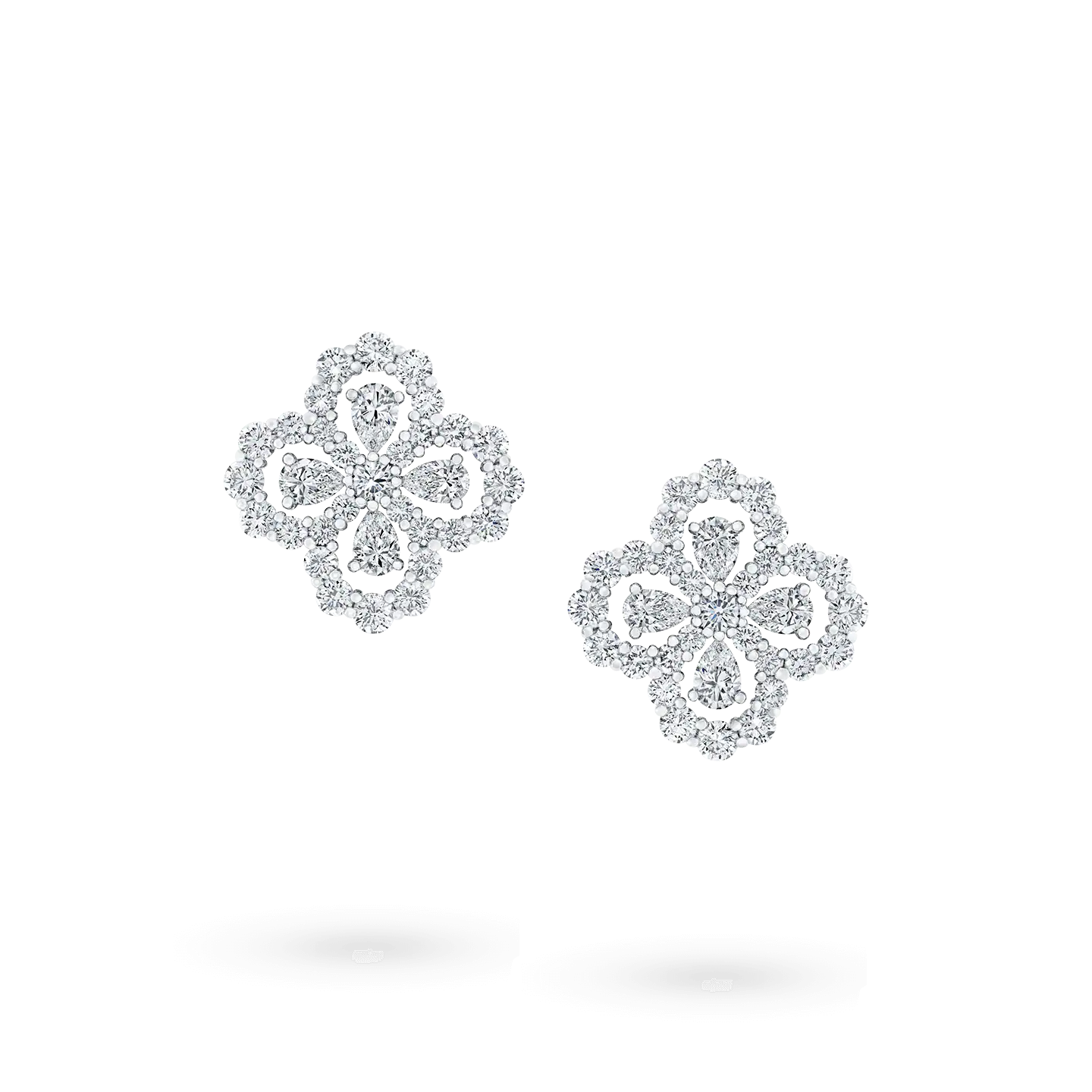 ¡®Lumi¡¯LOOP EARRINGS FULL MOTIF DIAMOND 16MM