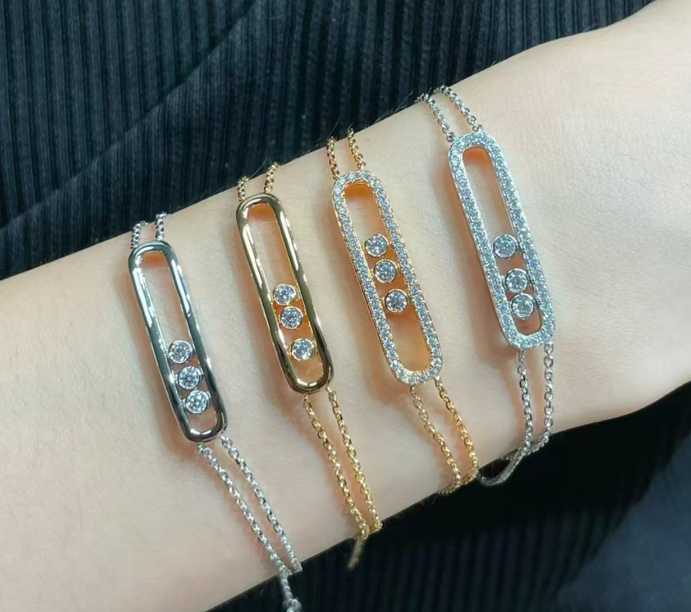 [Lumi Jewelry]2026 BRAND-NEW FROSTED BRACELET WITH DIAMONDS