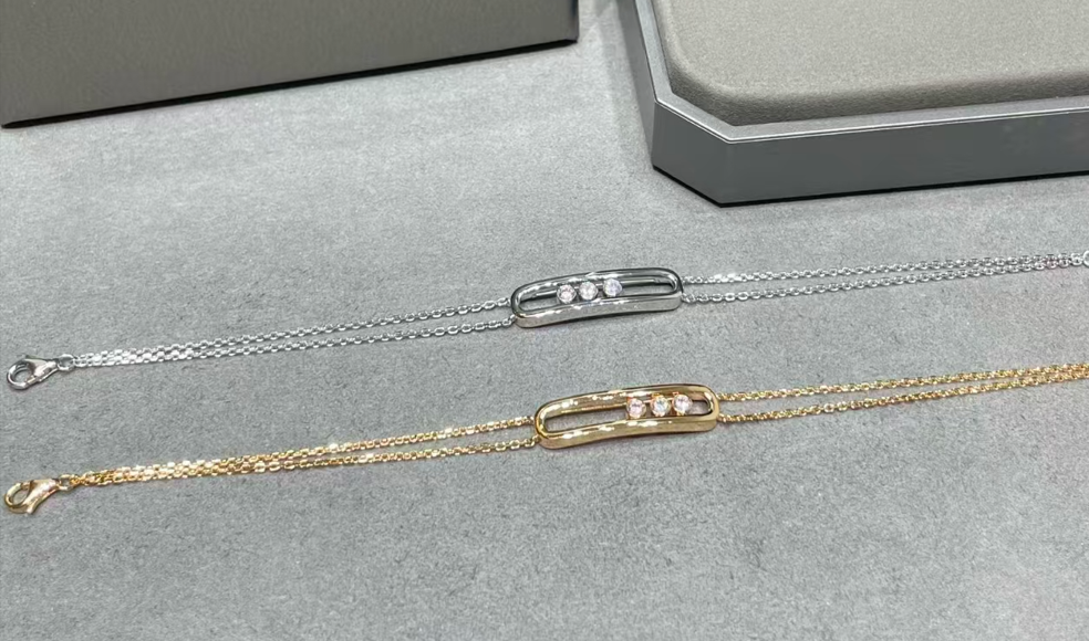 [Lumi Jewelry]2026 BRAND-NEW FROSTED BRACELET WITH DIAMONDS