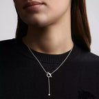 ¡®Lumi¡¯FINESSE SILVER DIAMOND NECKLACE