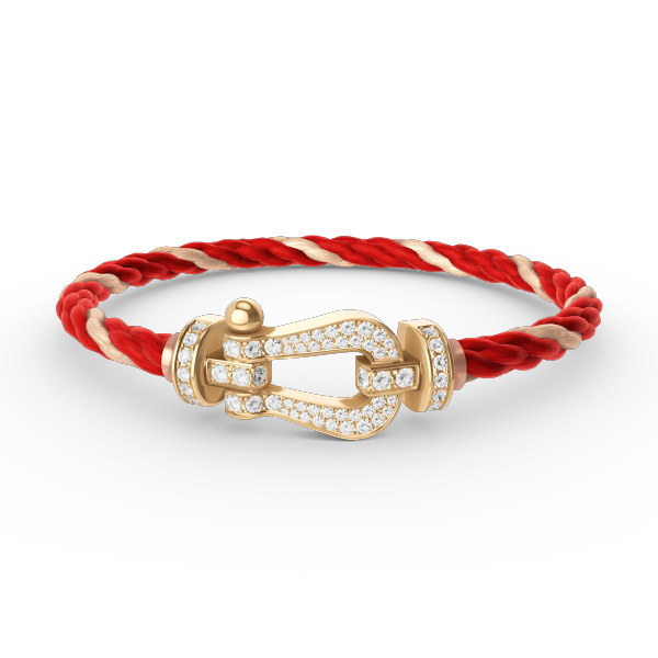 ¡®Lumi¡¯FORCE LARGE HORSESHOE FULL DIAMOND BRACELET GOLD