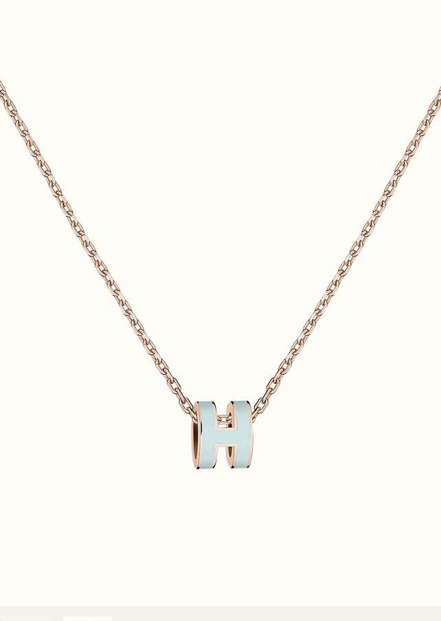 ¡®Lumi¡¯POP H LIGHT BLUE NECKLACE