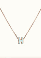 ¡®Lumi¡¯POP H LIGHT BLUE NECKLACE