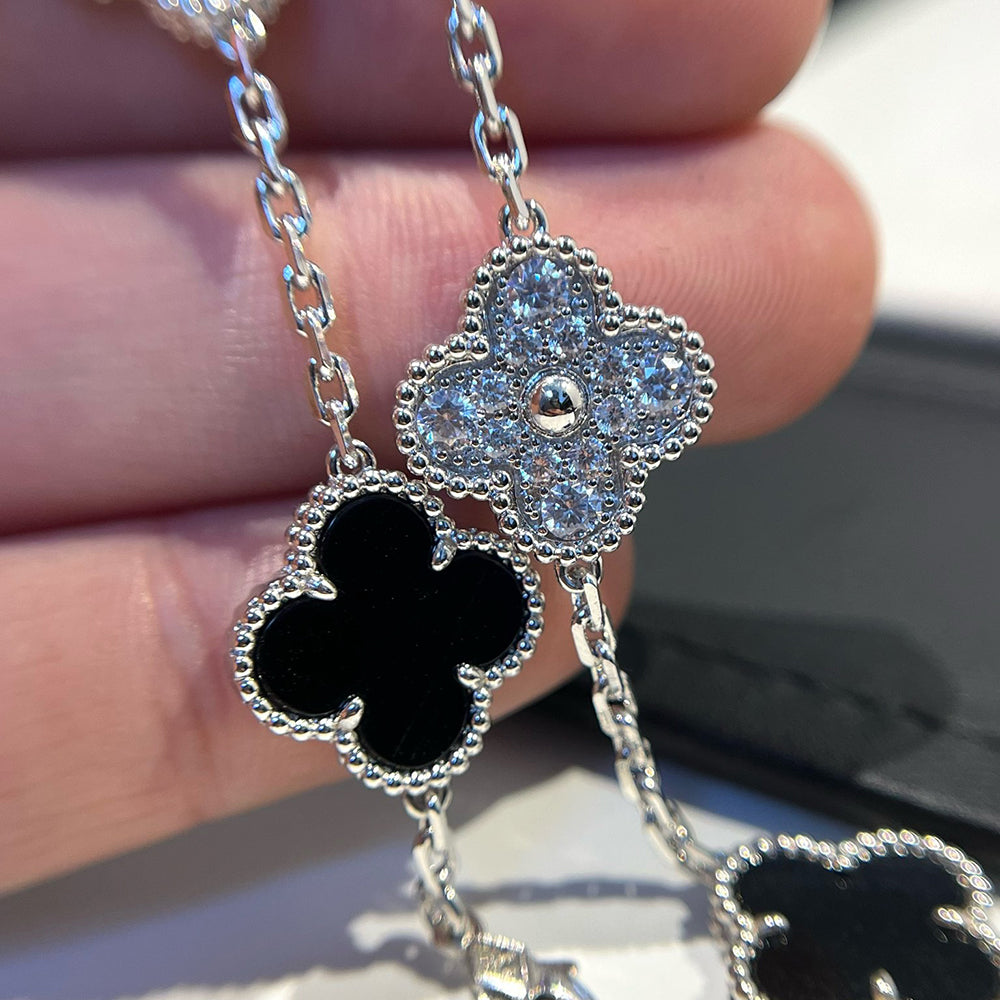 [Lumi]New  CLOVER 5 MOTIF ONYXS BRACELET COLLECTION