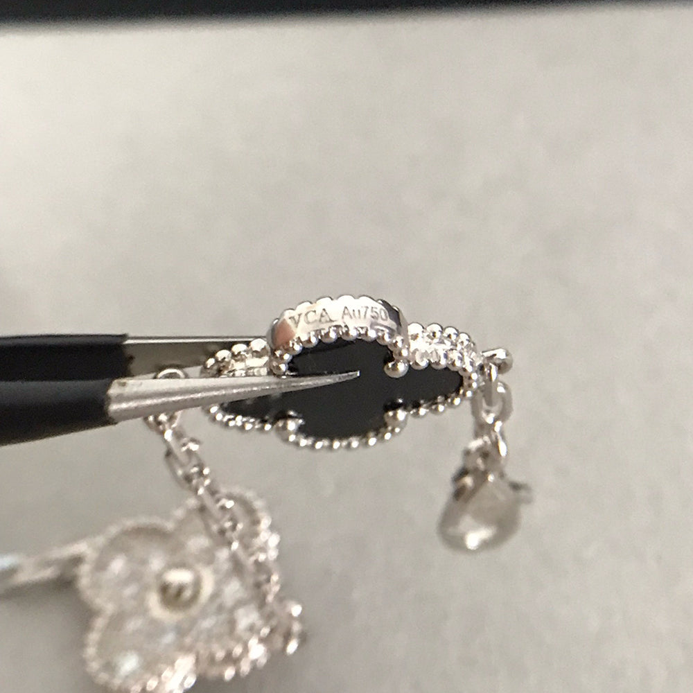 [Lumi]New  CLOVER 5 MOTIF ONYXS BRACELET COLLECTION