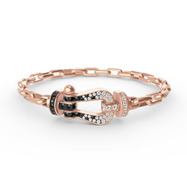 ¡®Lumi¡¯FORCE LARGE HORSESHOE CLASP  METAL BRACELET