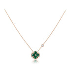 ¡®Lumi¡¯SUN PEDANT PINK GOLD 1 DIAMOND NECKLACE