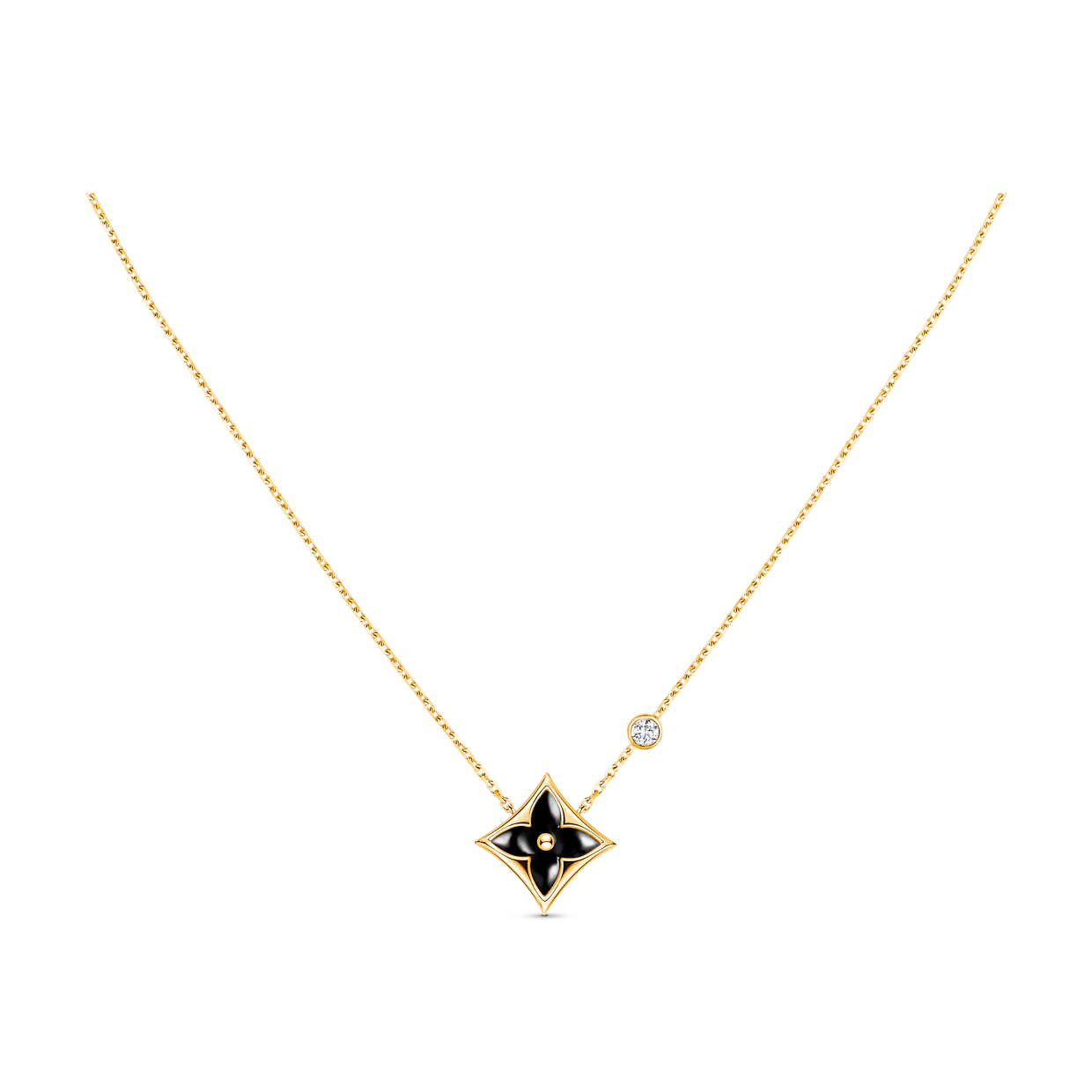 ¡®Lumi¡¯STAR BLACK MOP NECKLACE