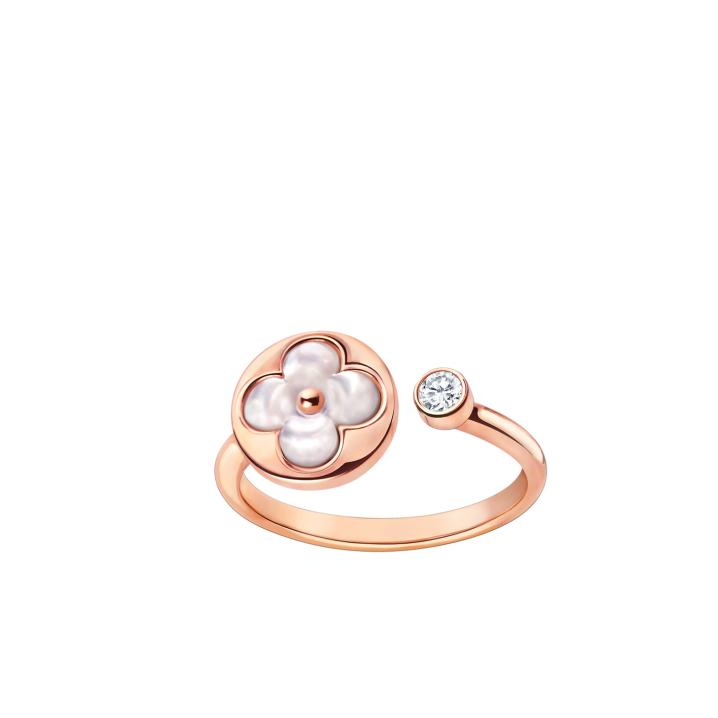 ¡®Lumi¡¯SUN 1 DIAMOND PINK MOP RING