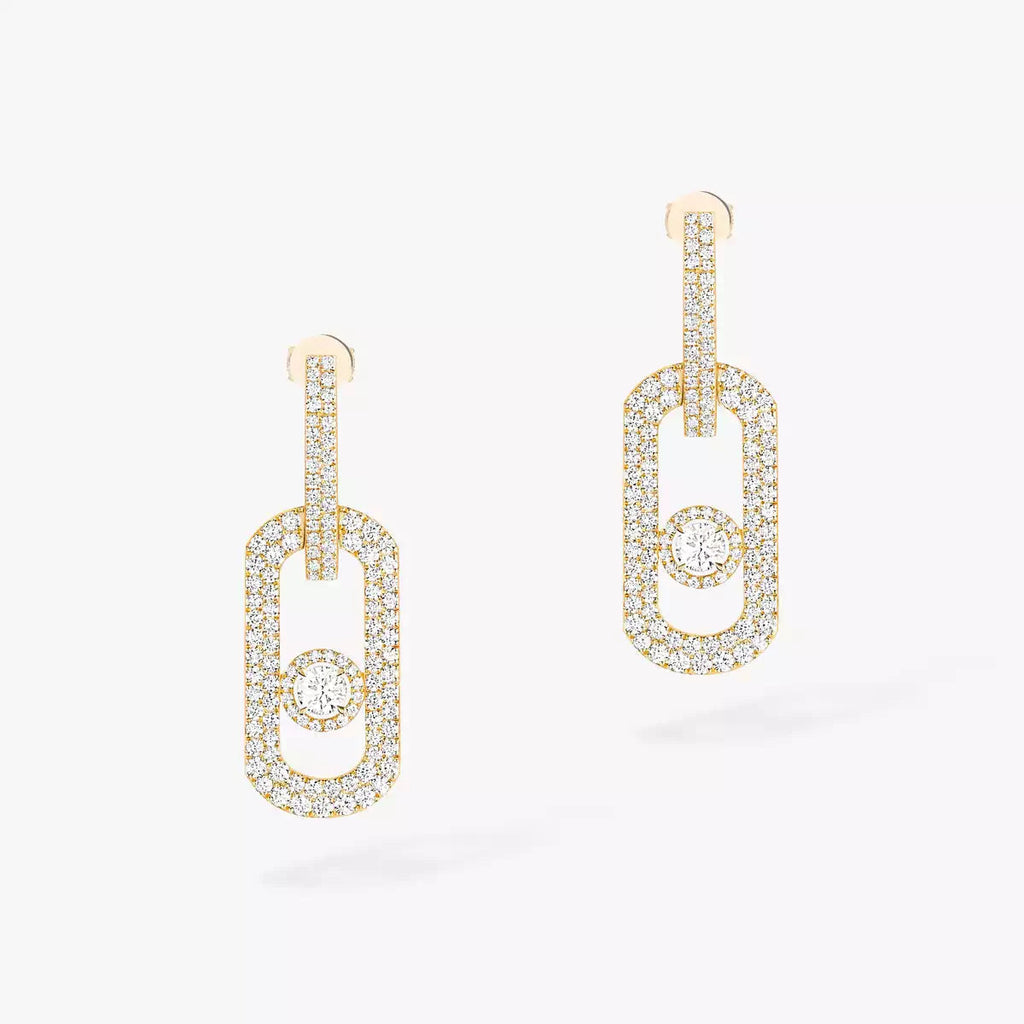 [Imperial Jewelrys]So Move XL Pave_-Set Diamond Pendant Earrings
