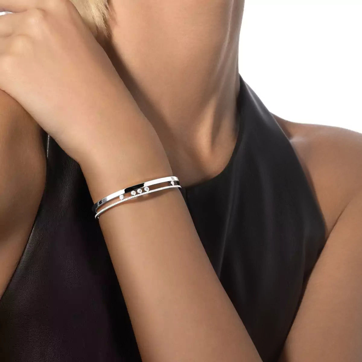 [Imperial Jewelrys]Move Romane Diamond Bangle Bracelet