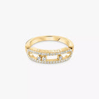[Imperial Jewelrys] Baby Move Gold Diamond Pave_ Ring
