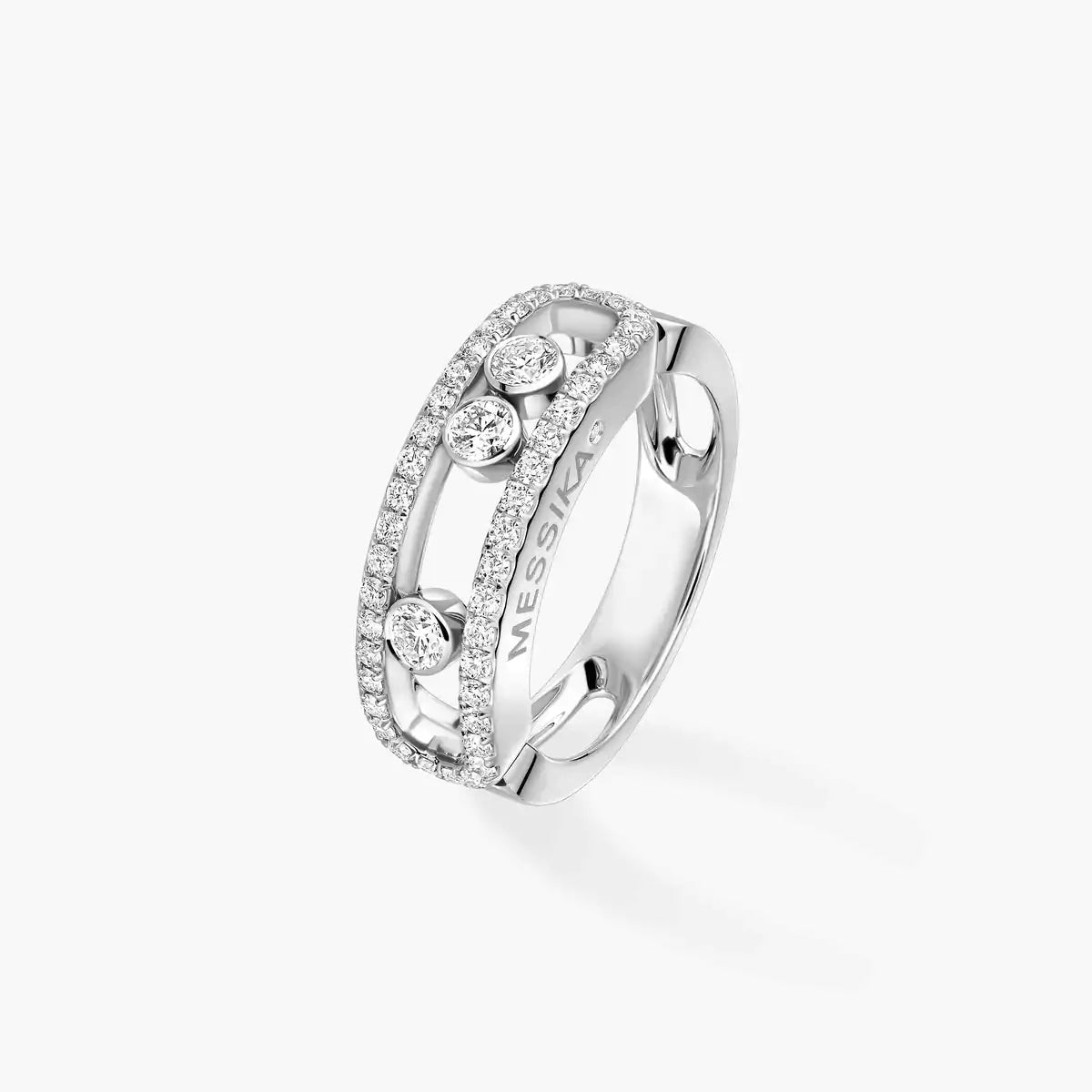 [Imperial Jewelrys] Move Gold Diamond Pave_ Ring