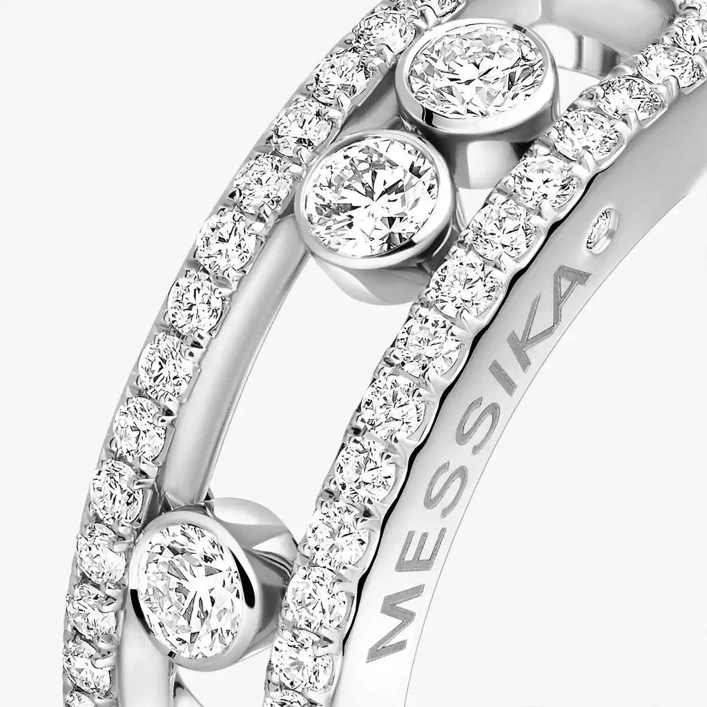 [Imperial Jewelrys] Move Gold Diamond Pave_ Ring