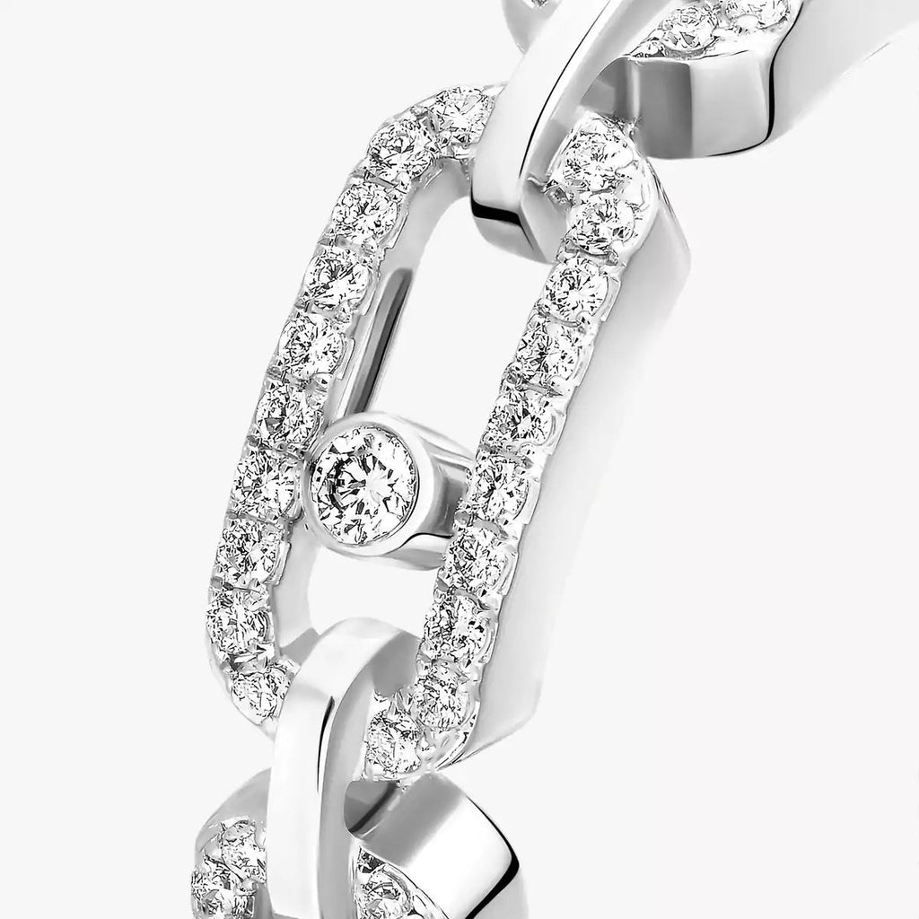 [Imperial Jewelrys]リンクパヴェ_ダイヤモンドリング (ゴールド)