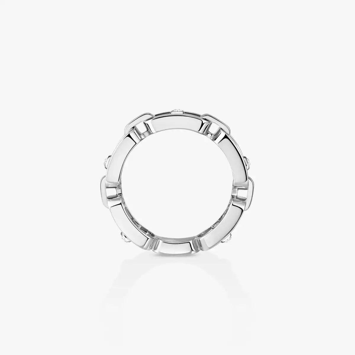[Imperial Jewelrys]リンクパヴェ_ダイヤモンドリング (ゴールド)