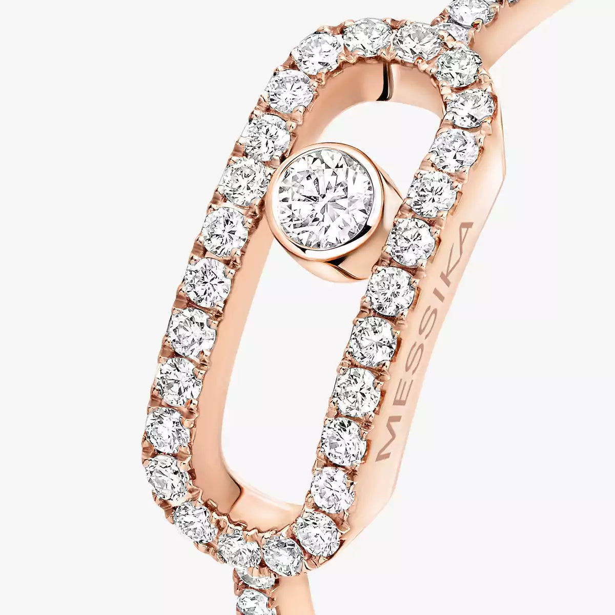 [Imperial Jewelrys]K18YG ムーヴ ウノ ダイヤモンドリング
