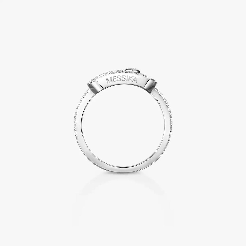 [Imperial Jewelrys]K18YG ムーヴ ウノ ダイヤモンドリング