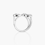 [[Imperial Jewelrys] Diamond Ring 0,25ct My Twin Trilogy