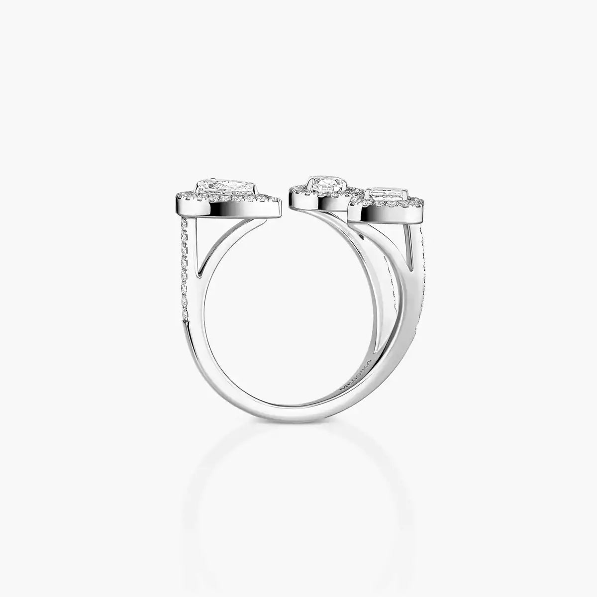 [[Imperial Jewelrys] Diamond Ring 0,25ct My Twin Trilogy