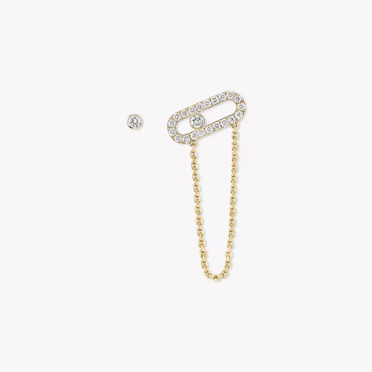[Imperial Jewelrys]Move Uno Diamond Earrings